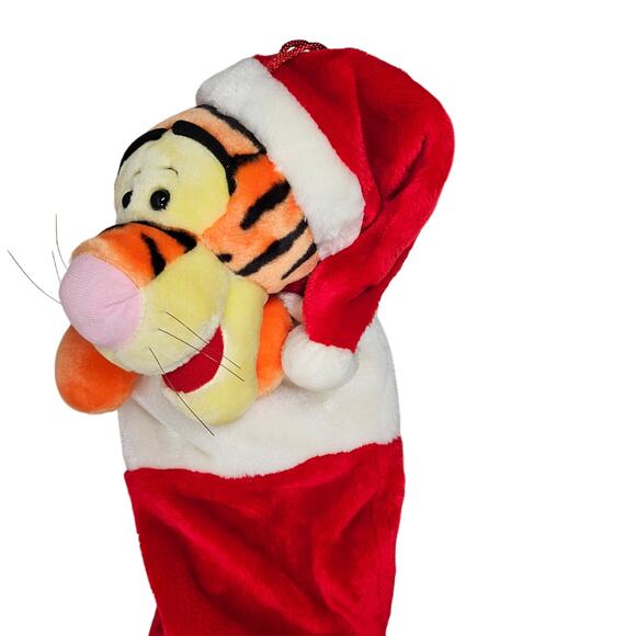 VTG Tigger Collectible 3D Plush Christmas Stocking - Disney's Pooh and Friends - Picture 7 of 10